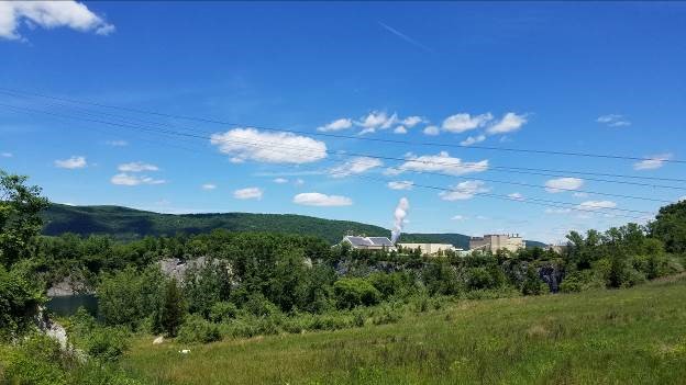 Portion of Quarry Proposed for Development (Cortlandt Pitch) looking Northwest (Continental / LeFarge to the North)