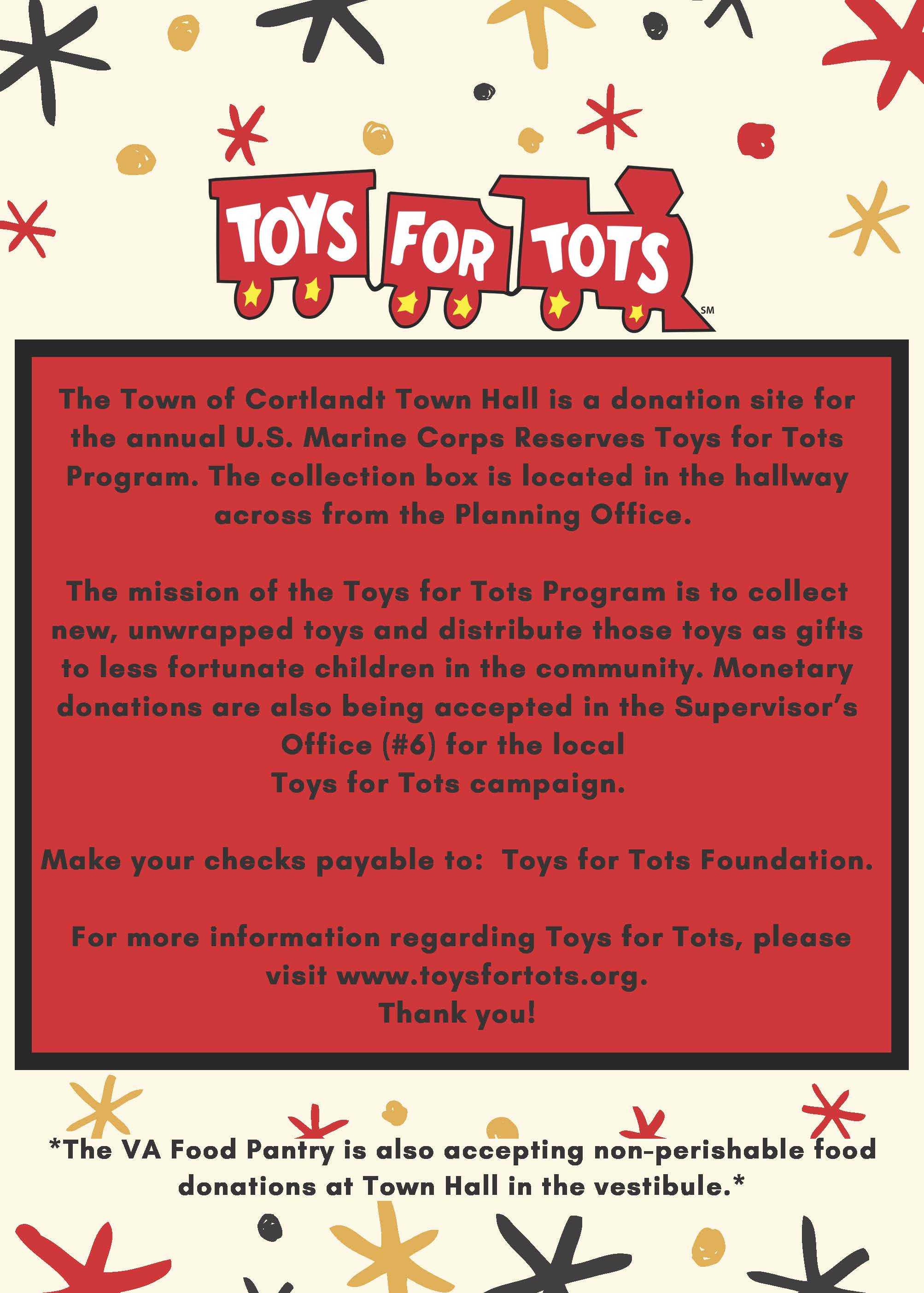 Tots Donations Town Of Cortlandt Ny